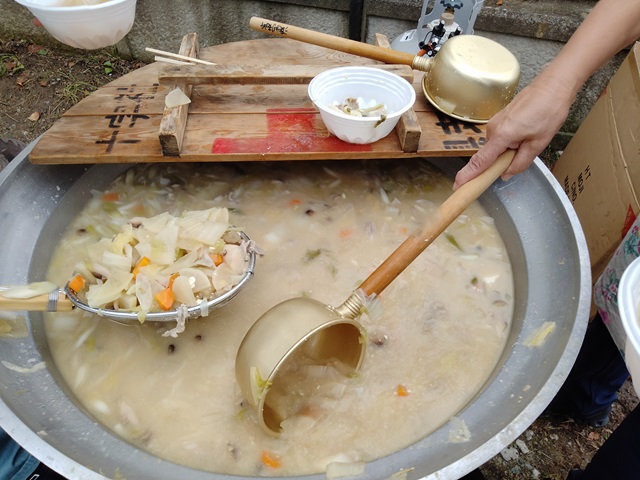 渡利第三区町内会の芋煮会